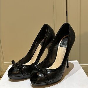 Christian Dior Classic peep toe
